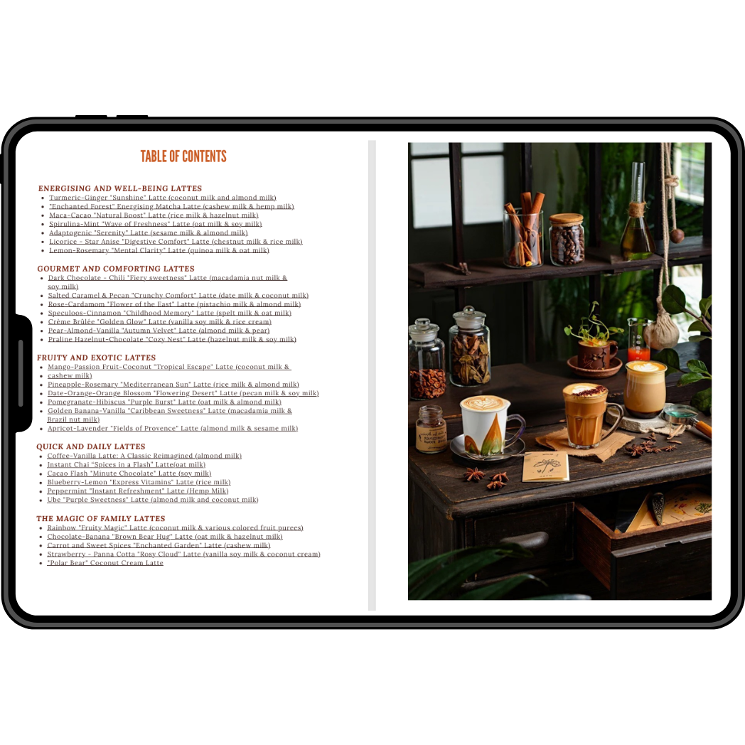 Lattes végétaux audacieux / Audacious Plant-Based Lattes