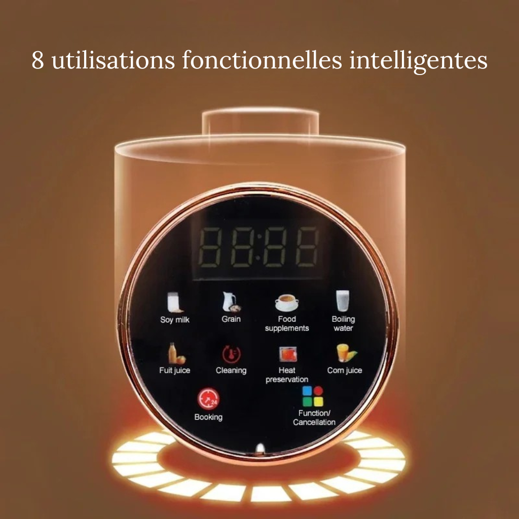 Machine à lait végétal multifonction 1500 ml Silencieuse & intelligente