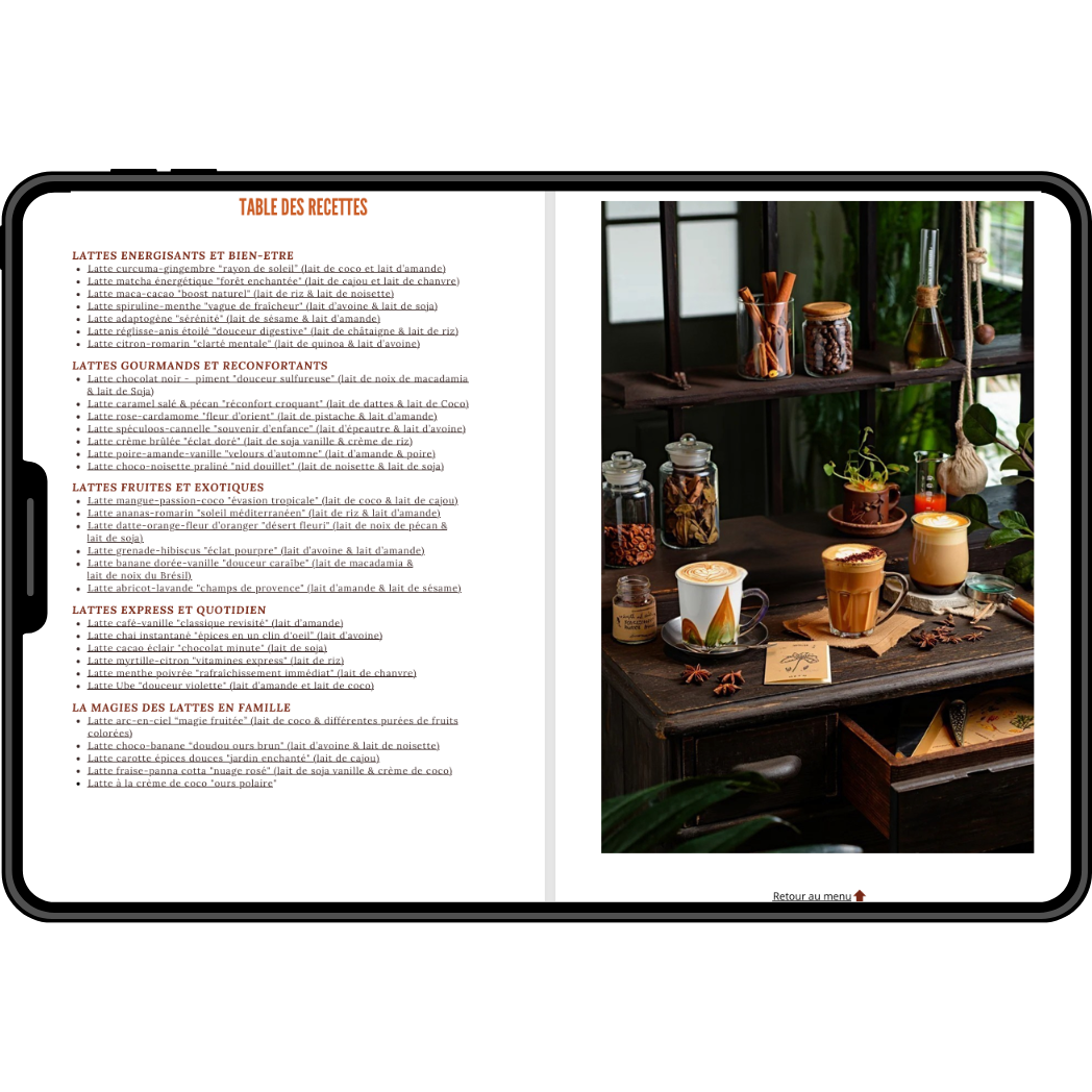 Lattes végétaux audacieux / Audacious Plant-Based Lattes