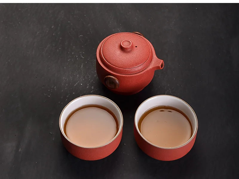 Set de thé nomade empilable – “Épure nomade”